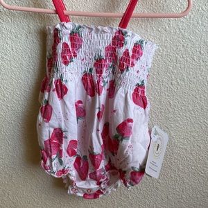 Burt’s Bees bubble romper 3-6 months